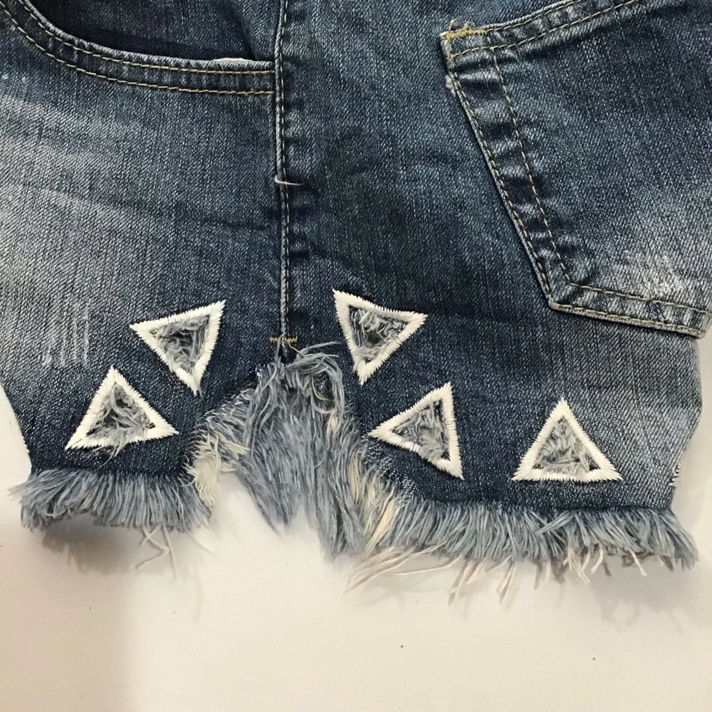 Anthropologie Bird Label Jean Shorts - Picture 7 of 11